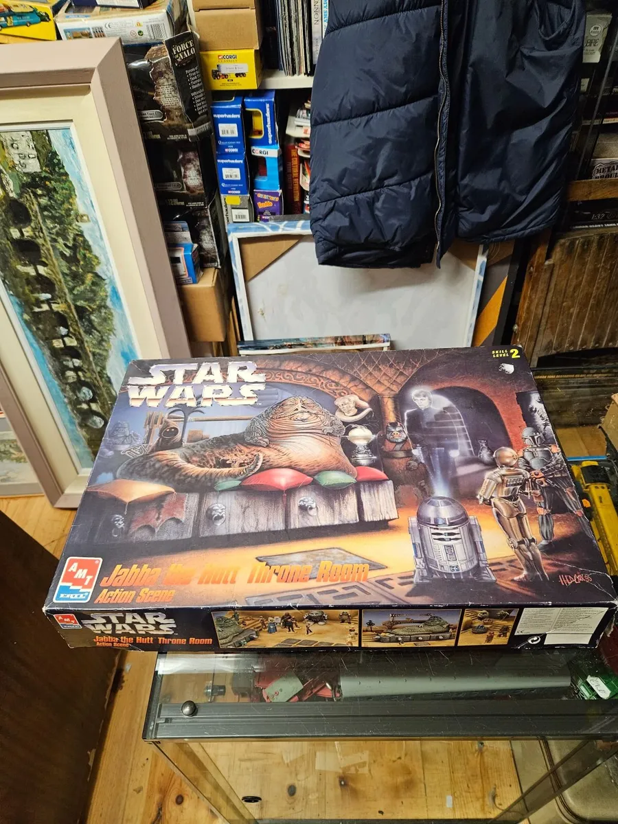 Vintage Star Wars AMT Jabbas Throne Room Kit - Image 1