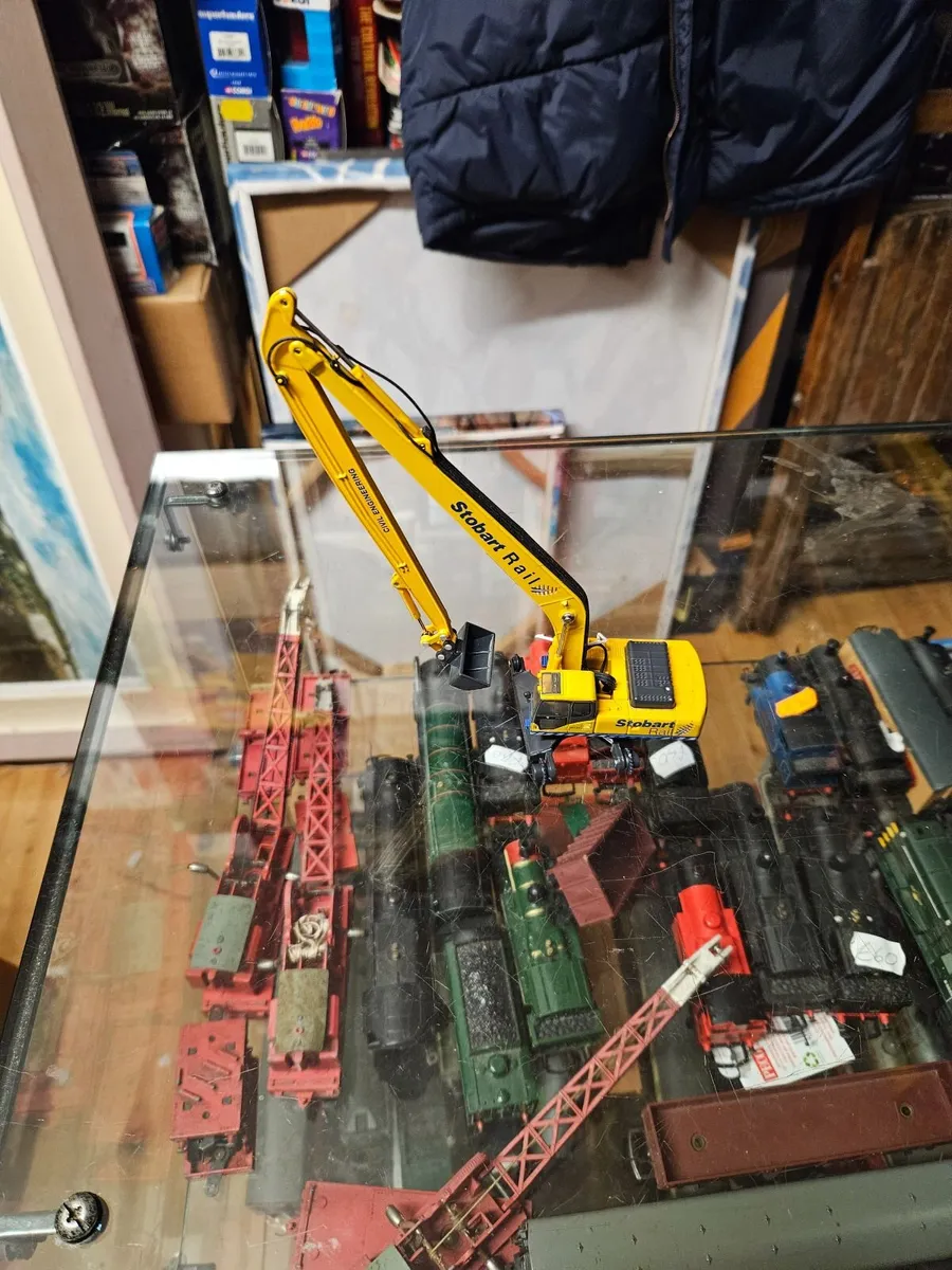 Corgi Oxford Eddie Stobart Rail Excavator - Image 1