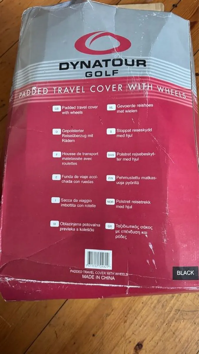 Golf Padded Travel Cover with wheels - Image 3