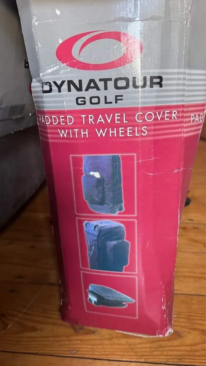 Golf Padded Travel Cover with wheels - Image 4