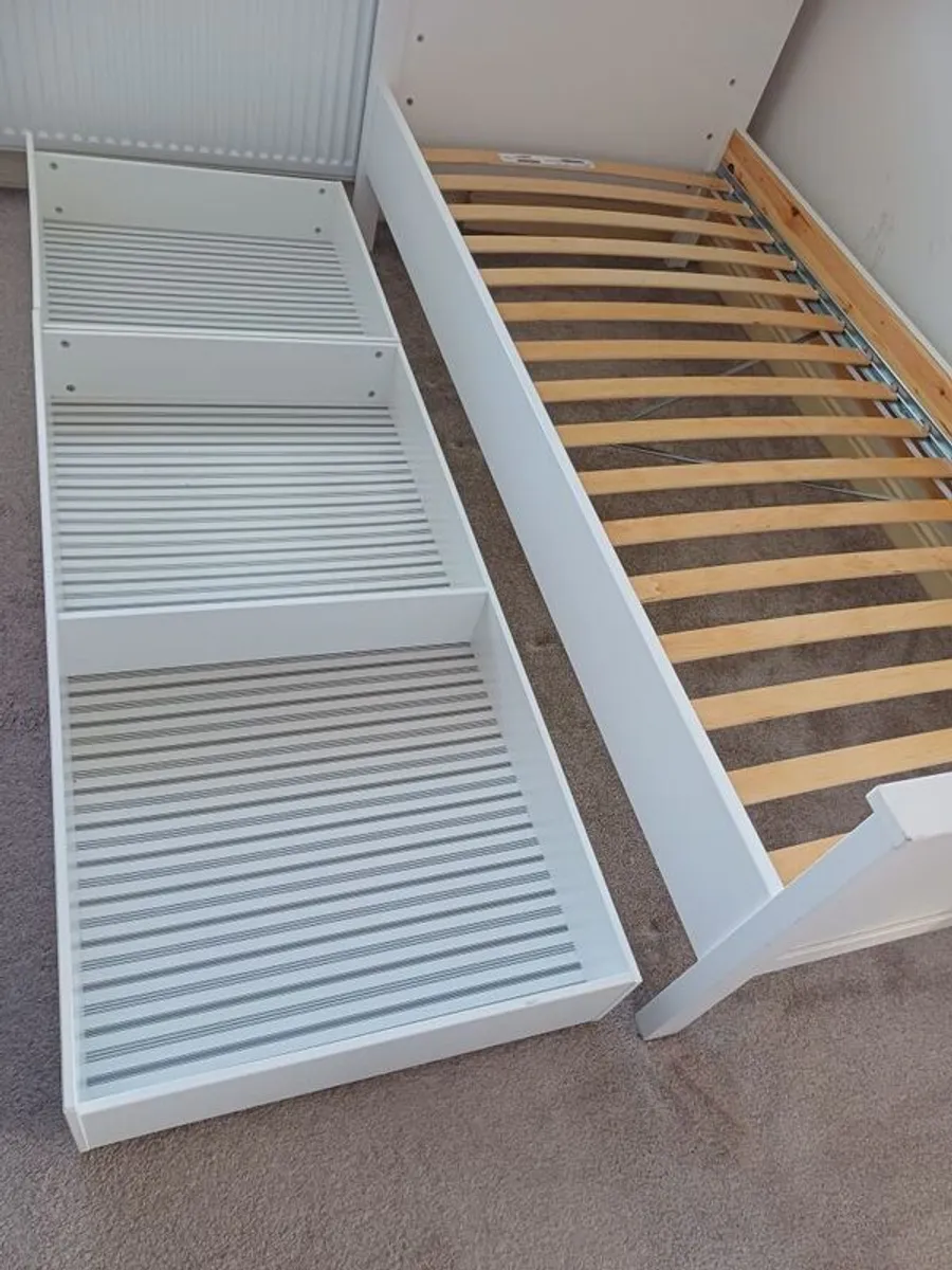 Ikea Hemnes single bed with storage drawers - Image 4