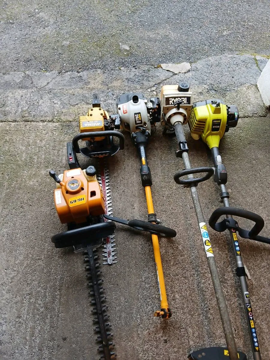 2 Hedgecutters & 3 Strimmers for Sale - Image 1
