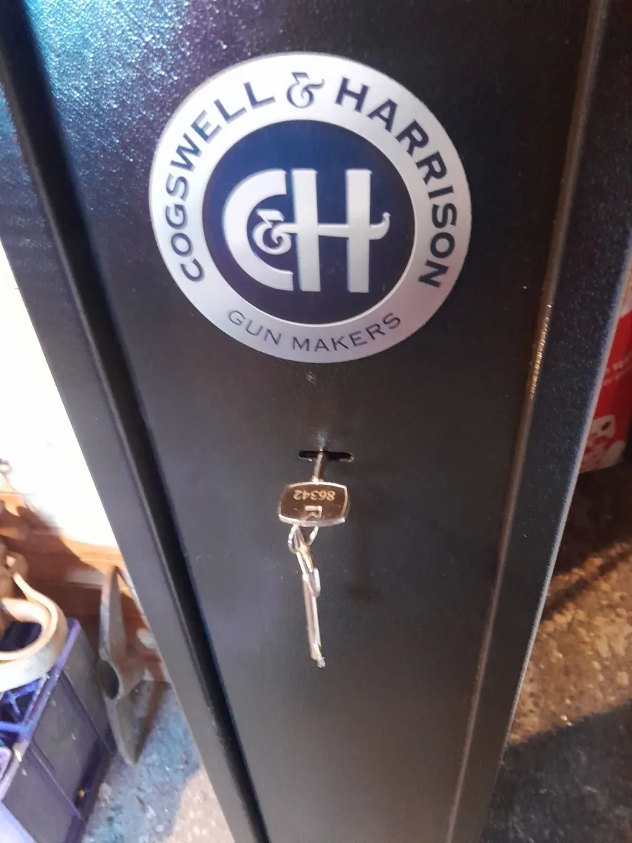 Cogswell and harrison three  gun cabnet - Image 4