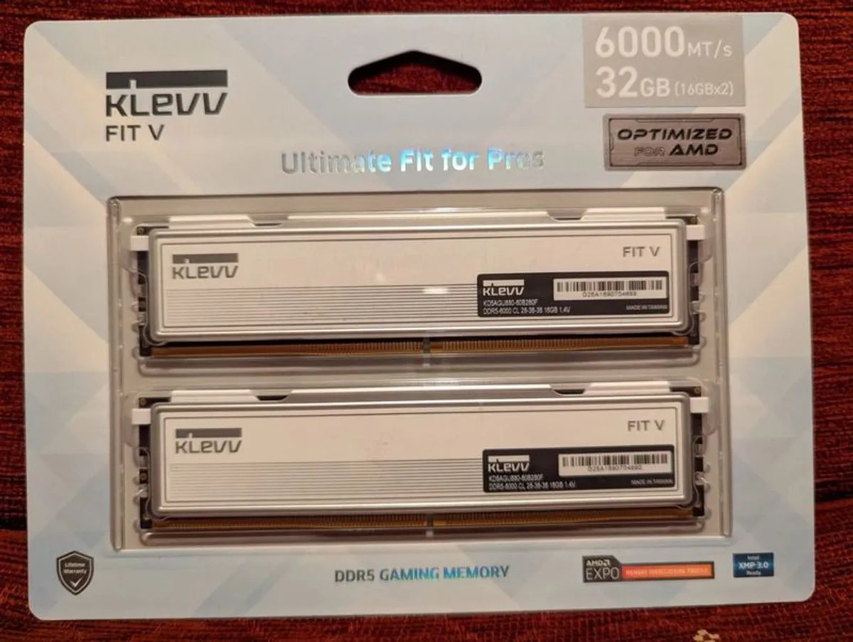 Klevv Fit V Ddr5 Ram 32gb (2x16gb) Cl 28 6000
