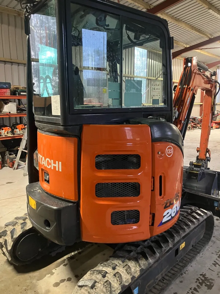 Hitachi 26u mini digger for sale - Image 3