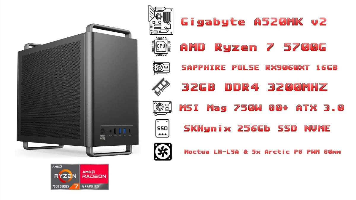 Brand NEW --> R7 / 32gb / Rx9060xt 16gb / 256gb Nv - Image 2
