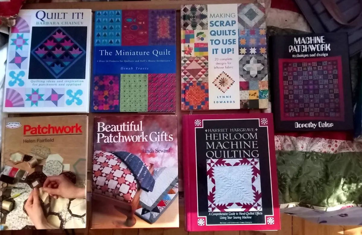 Seven Quilting Patchwork Books