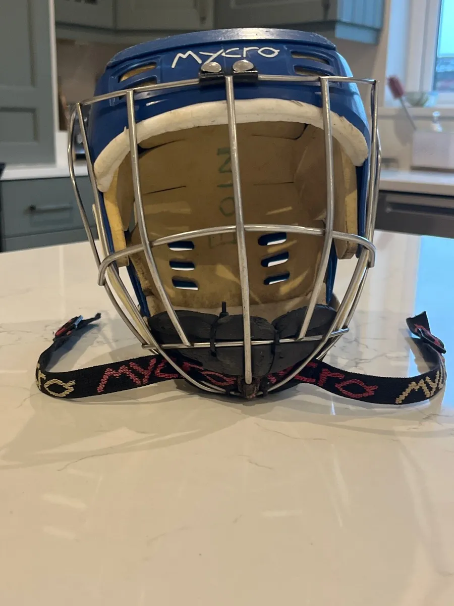 Blue Mycro hurling helmet - Image 1