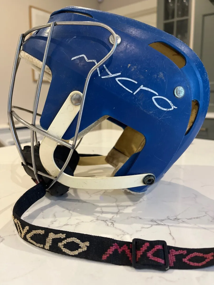 Blue Mycro hurling helmet - Image 3