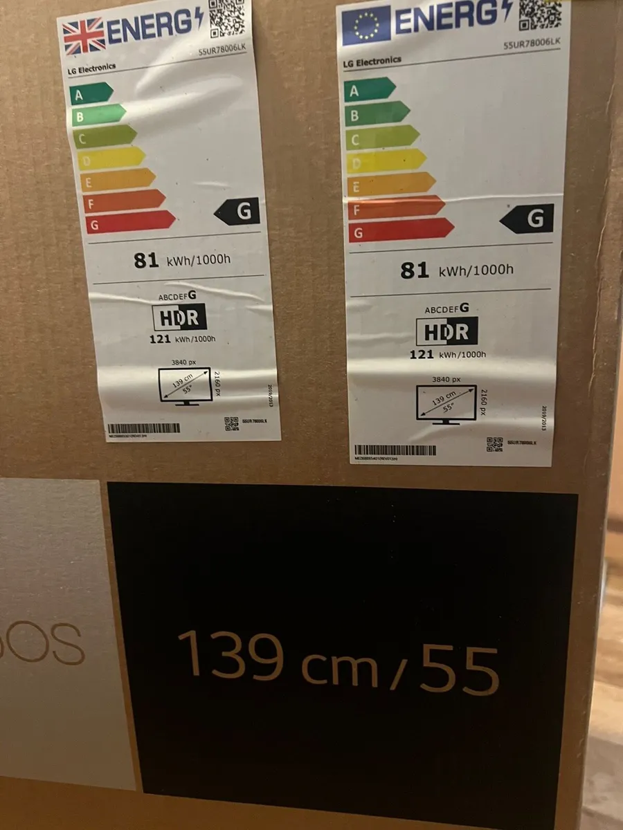 55’ Plasma TV (LG) - Image 2