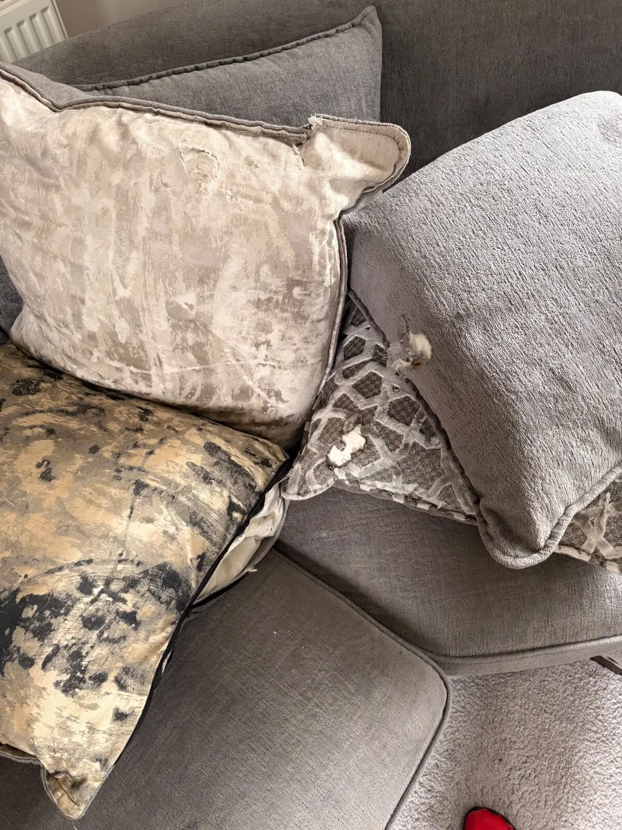 Corner Couch (with minor damage) FREE - Image 4