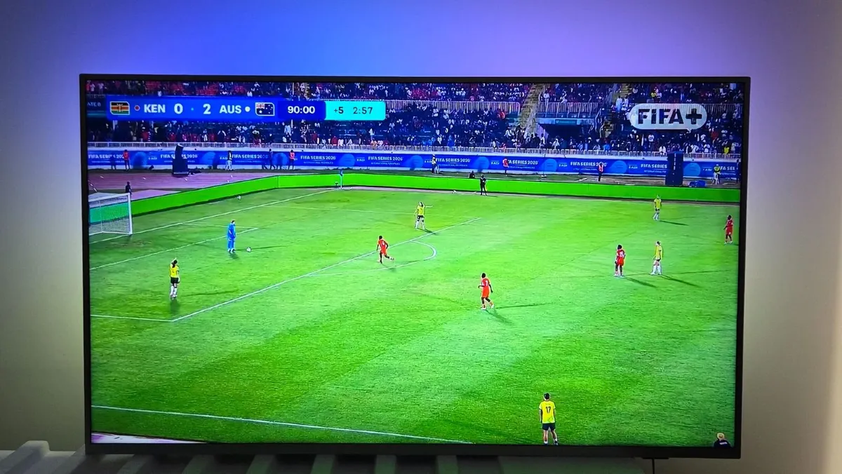 55" Philips 4K Smart TV with 3-Sided Ambilight - Image 1