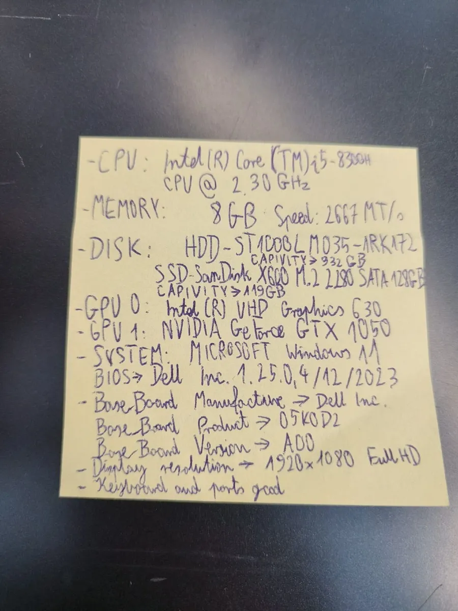 Dell G3 15 Laptop - Image 3