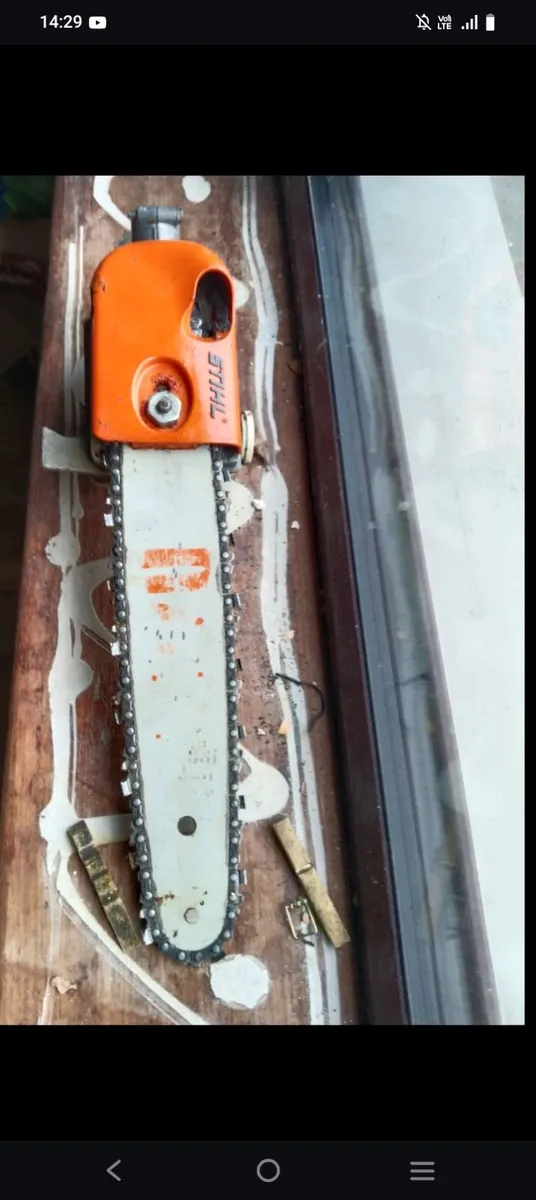 Stihl kombi chainsaw head