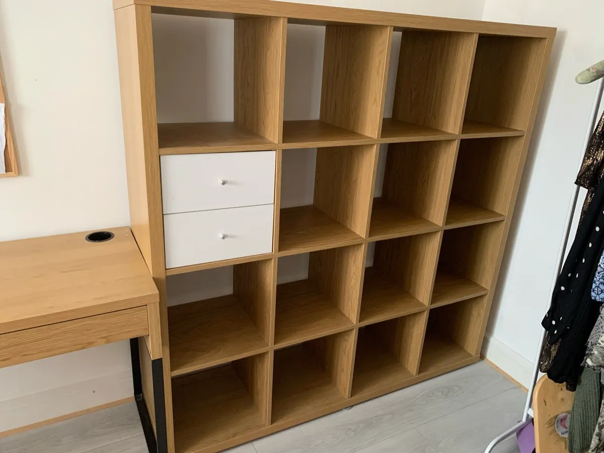 Desk & storage shelves - Image 1