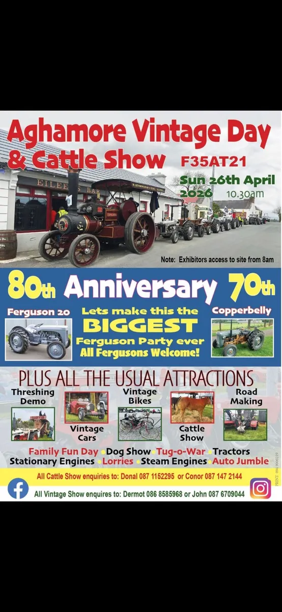 Aghamore Vintage and Cattle Show - Image 1