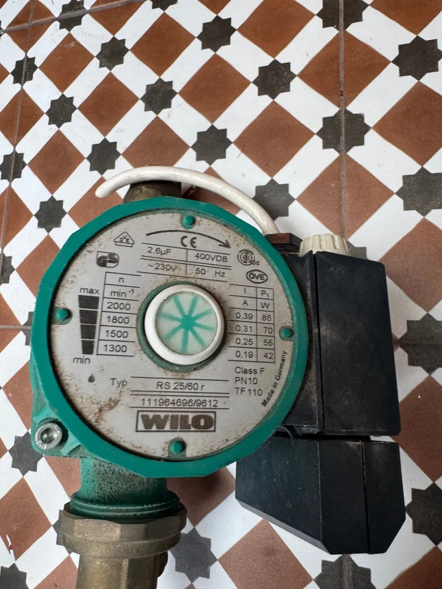 WILO RS 26/60r Central Heating Pump - Image 2