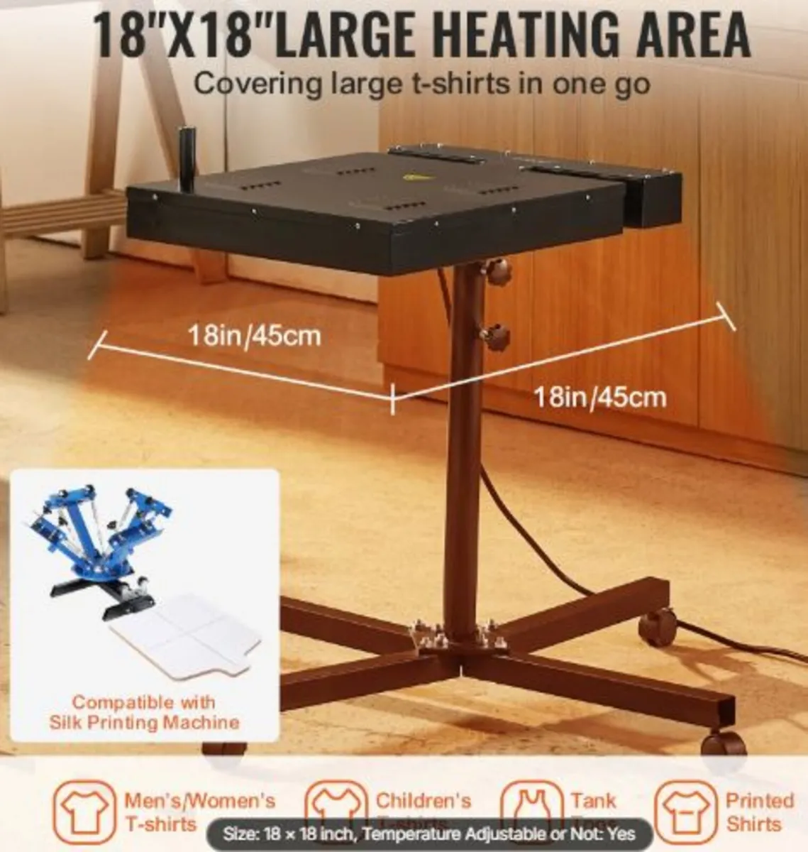 Flash Dryer, 18 x 18 inch Flash Dryer for Screen - Image 2