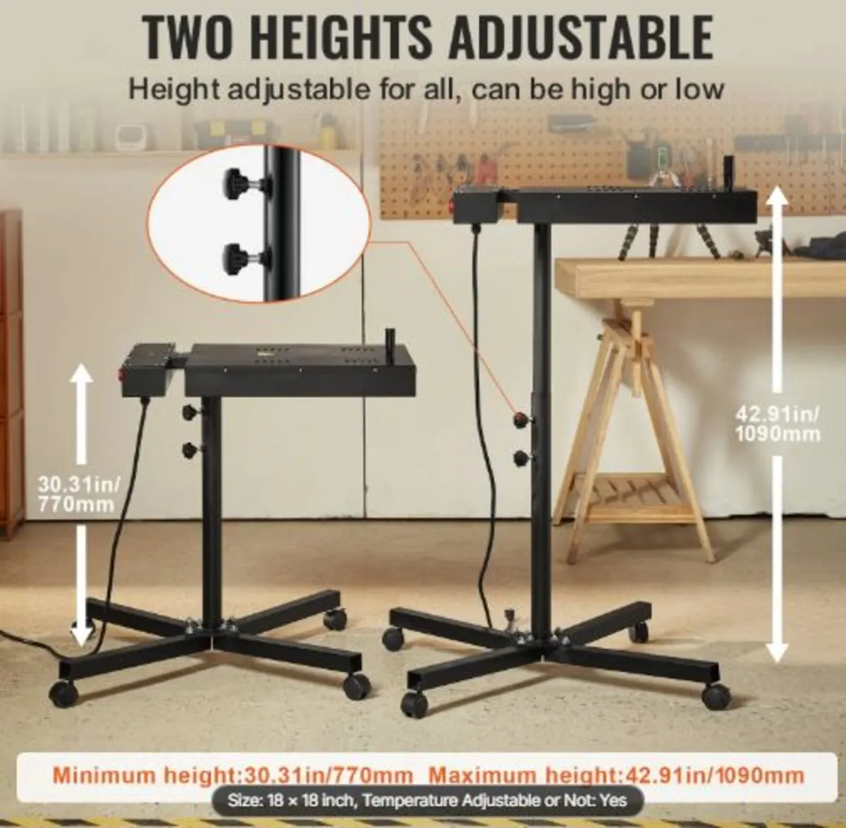 Flash Dryer, 18 x 18 inch Flash Dryer for Screen - Image 3