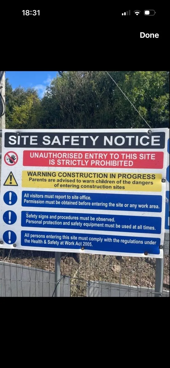 Safety sign notices - Image 2