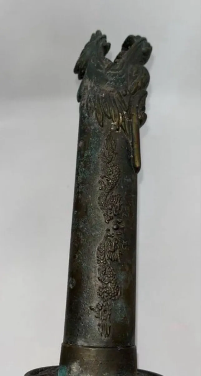 Vintage Chinese Dragon head knife - Image 2