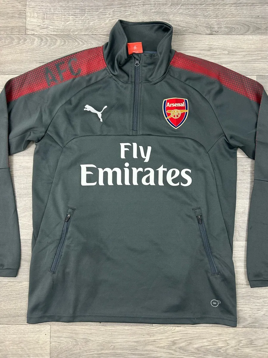 Puma Arsenal London Half Zip Jumper Mens Small - Image 2