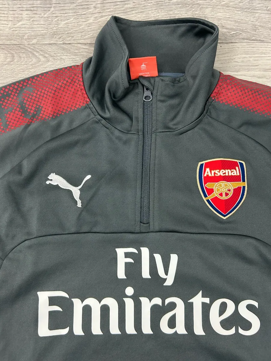 Puma Arsenal London Half Zip Jumper Mens Small - Image 3