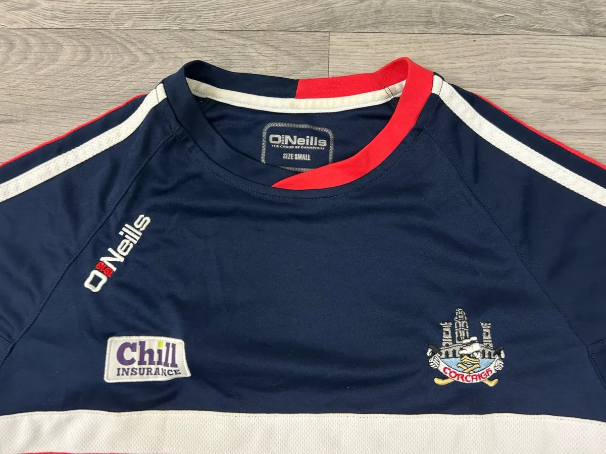 Vintage Oneills Cork Gaa Training Jersey Shirt Top - Image 3