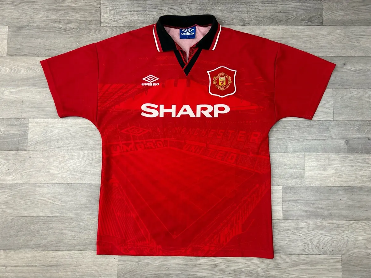Vintage 1994 Umbro Manchester United Home Jersey - Image 1