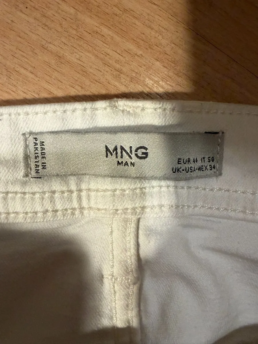 White Jeans from Mango - Image 2