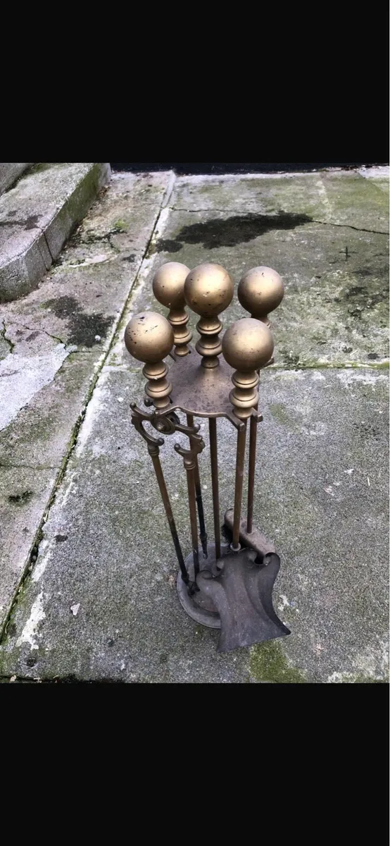 Old original cast iron fireplace - Image 2