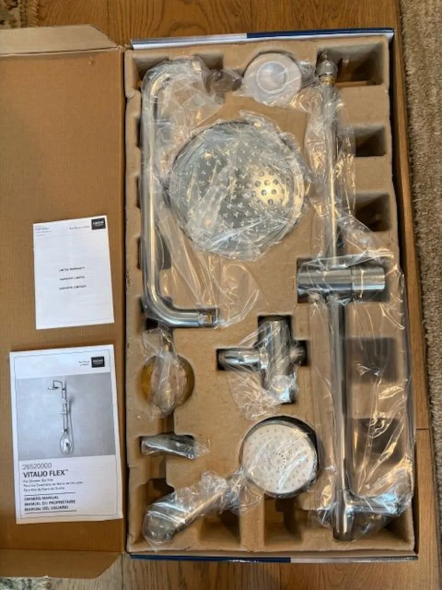 Grohe Vitalio Flex shower, Chrome, NEW IN BOX - Image 2