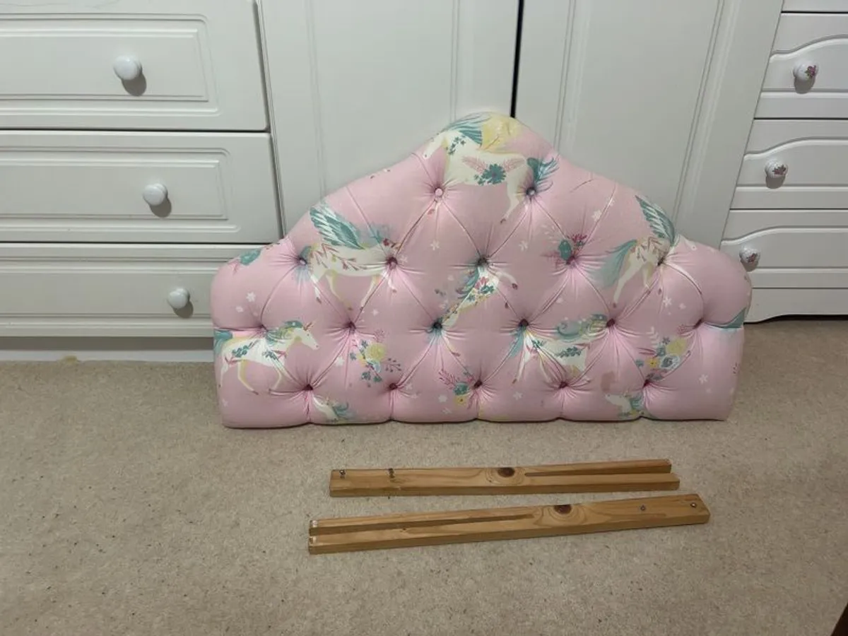 Unicorn single headboard - Image 1