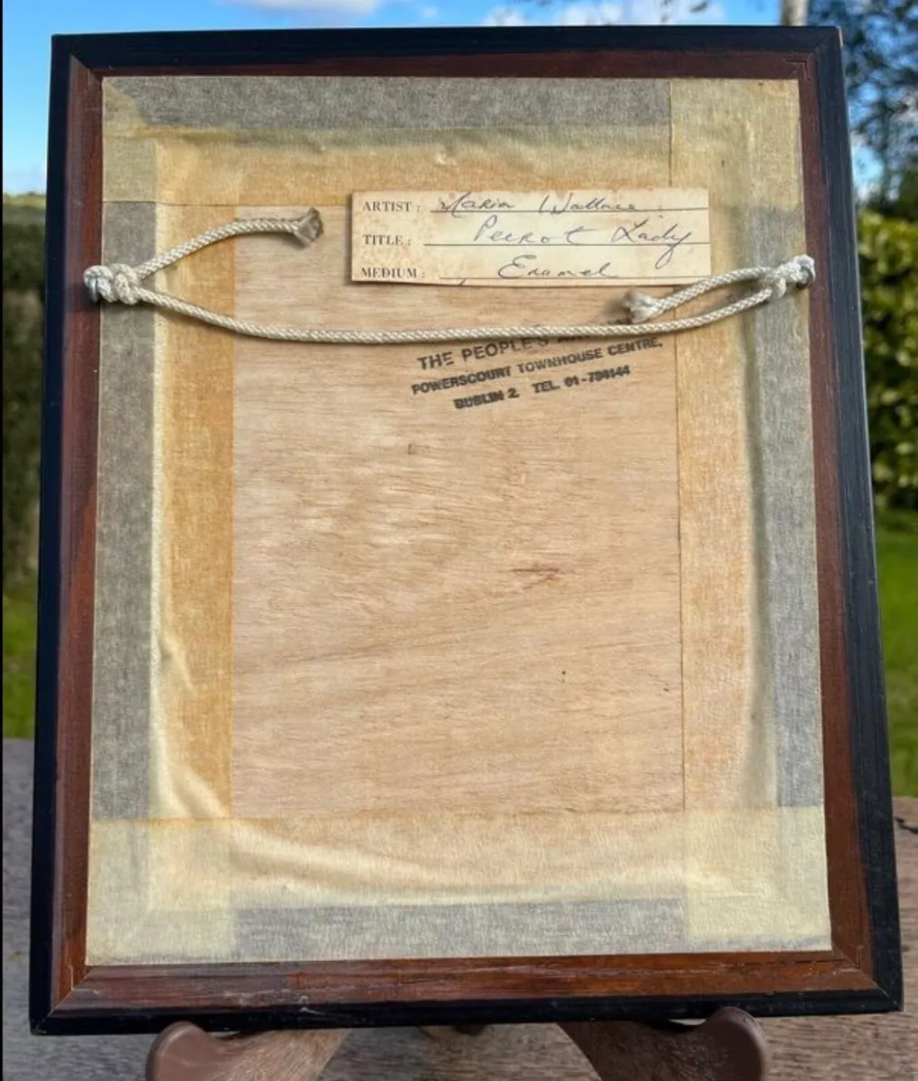 Vintage Enamel wall art made in Ireland - Image 2