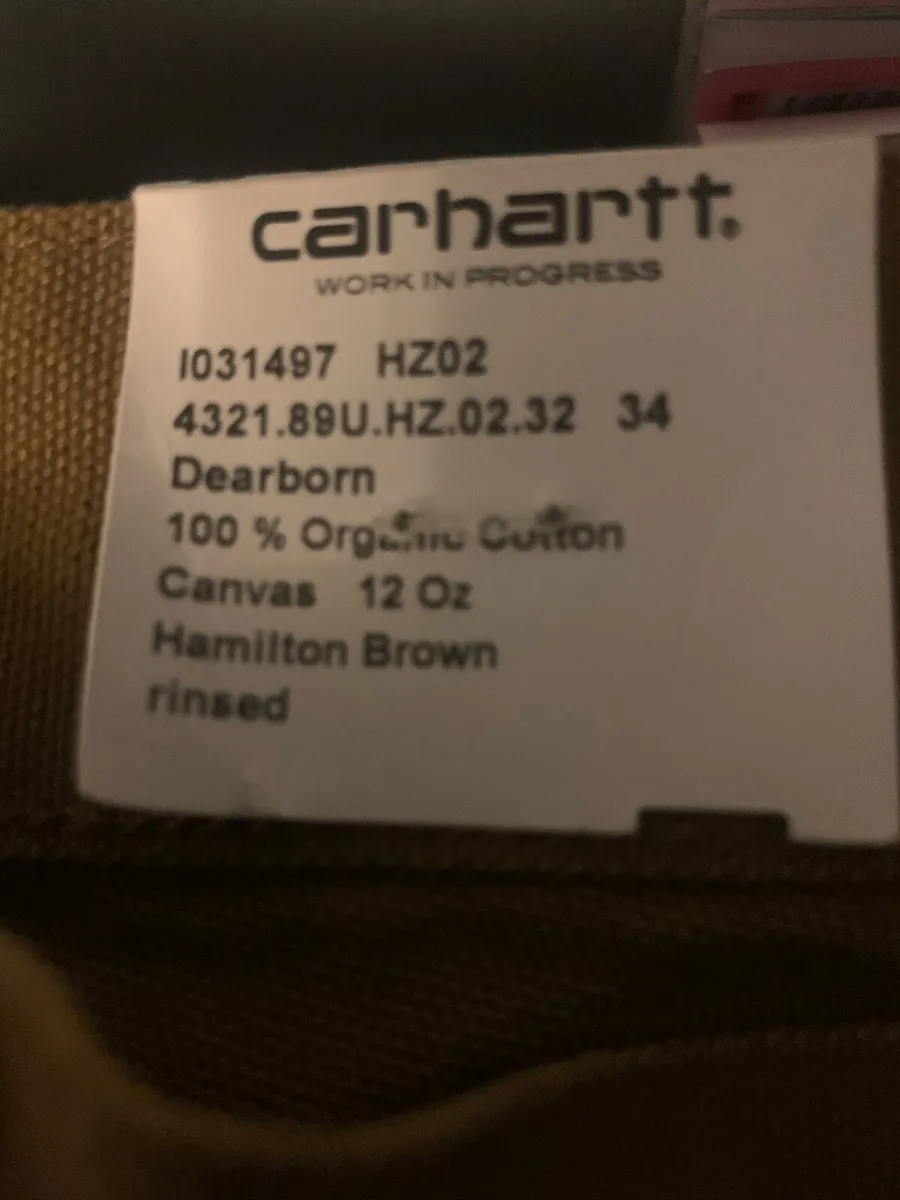 Carhartt pants 34 w  new aas 100 - Image 3
