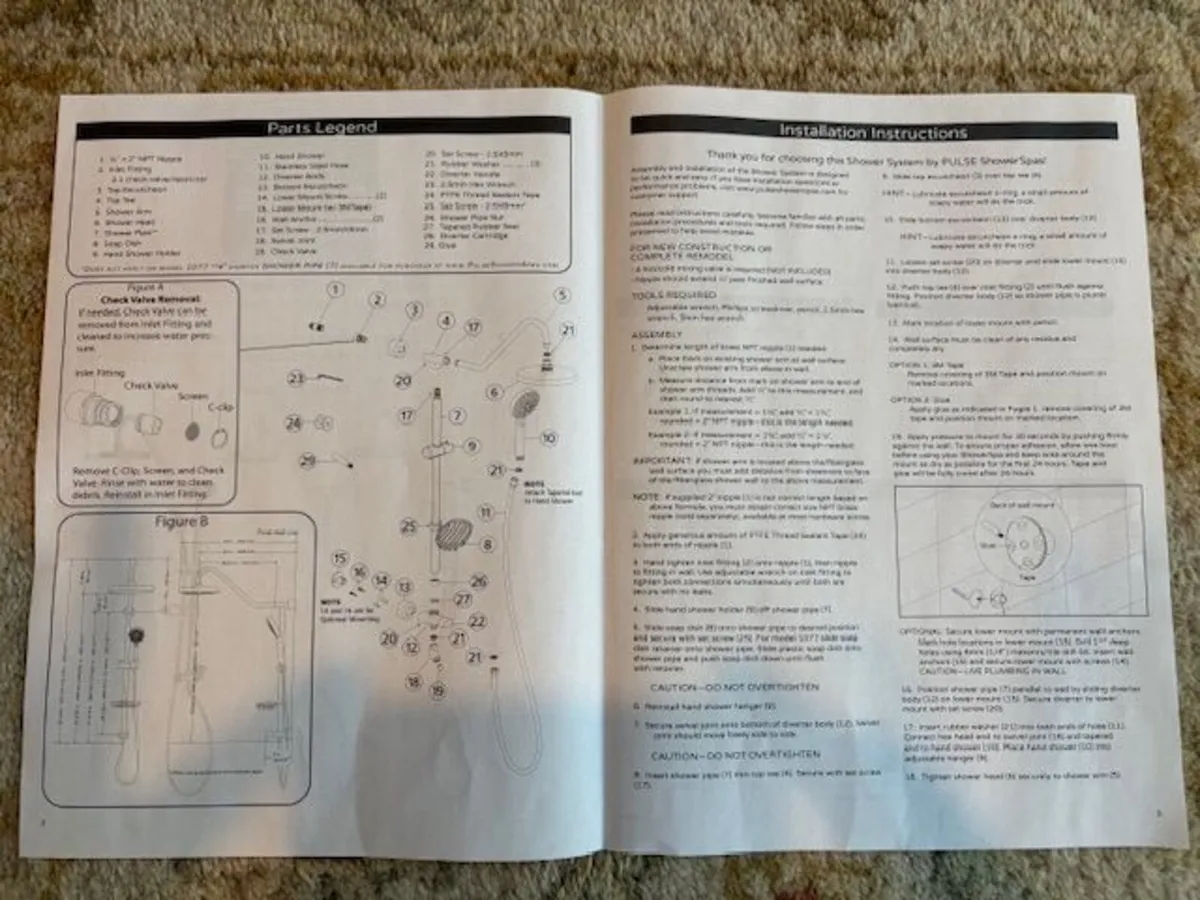 Kauai III Rain Shower System, Chrome, NEW IN BOX - Image 4