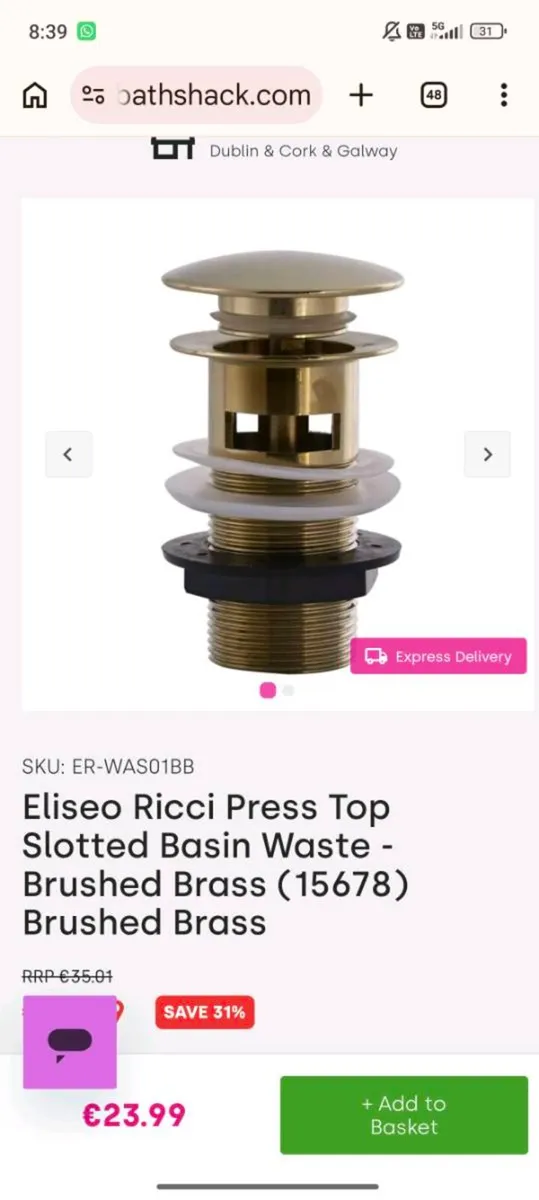 Basin mixer and press top - Image 4