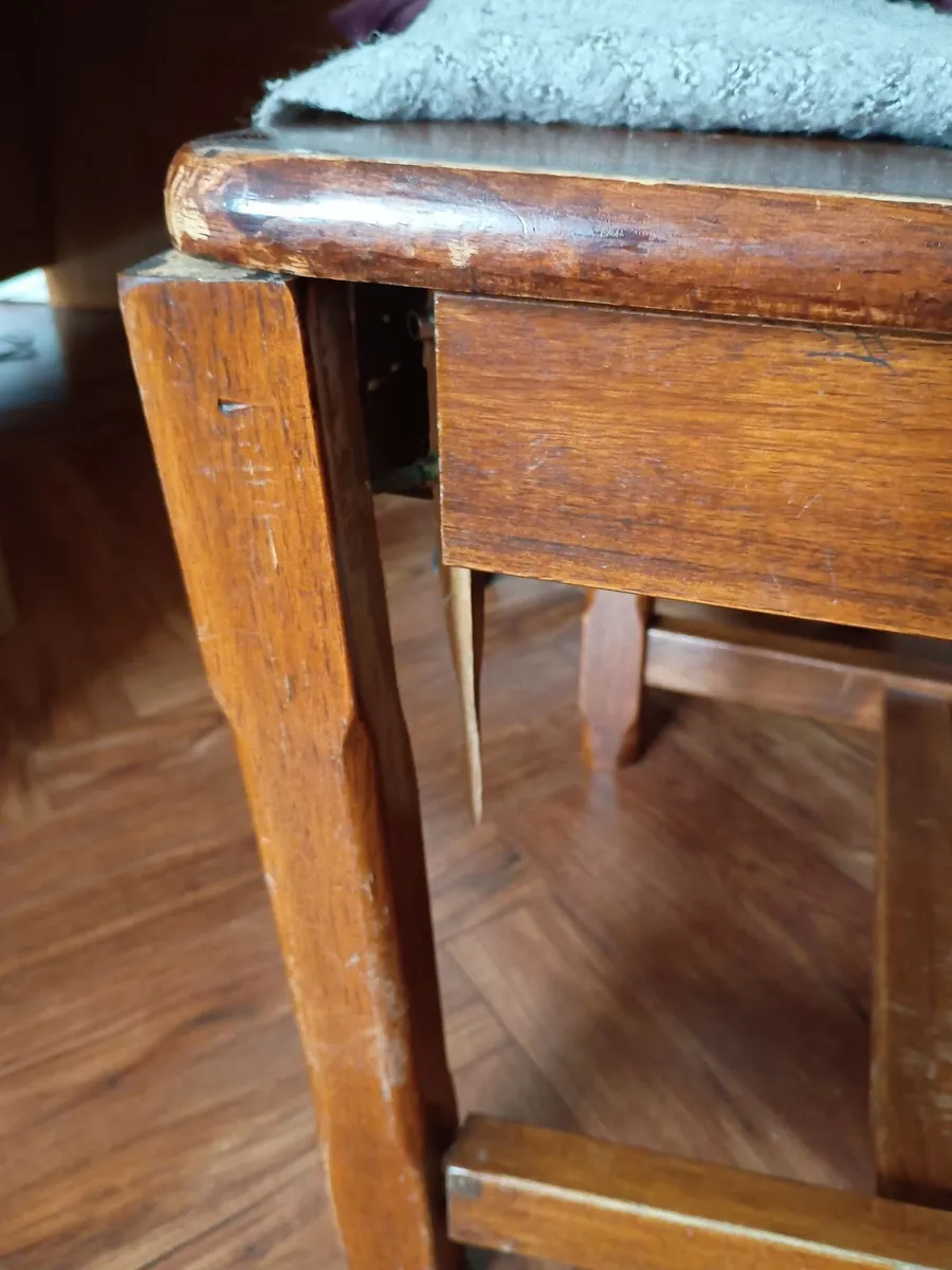 Free: 6 rubber tree wood chairs - Image 2