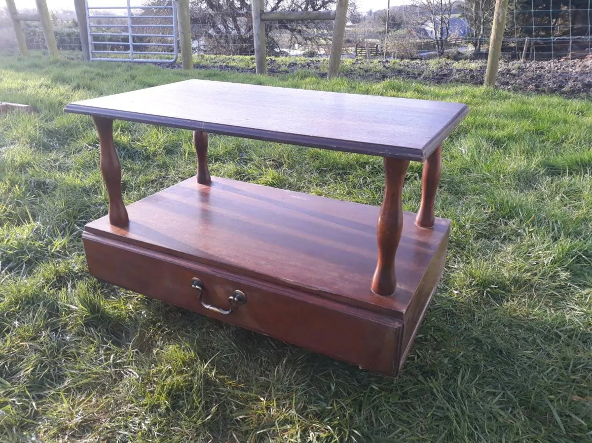 Coffee Table with Drawer - Image 1