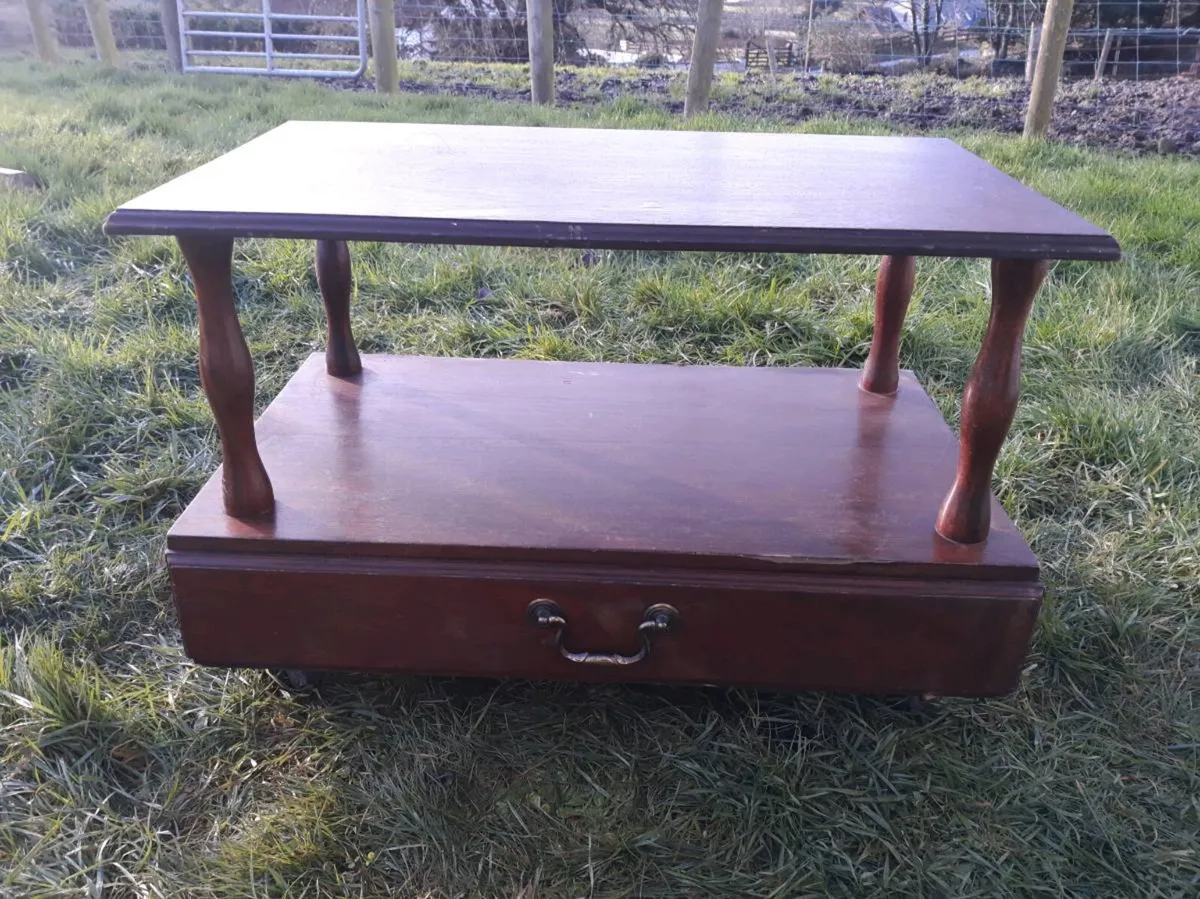 Coffee Table with Drawer - Image 3