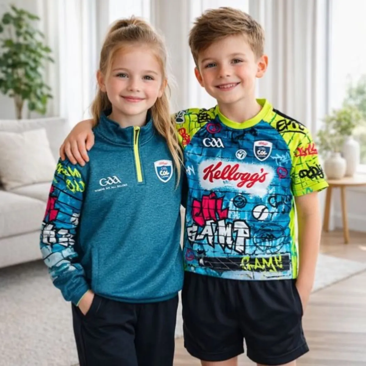 Kids GAA Cúl Camps Jersey & Quarter Zip Top: 3A - - Image 1