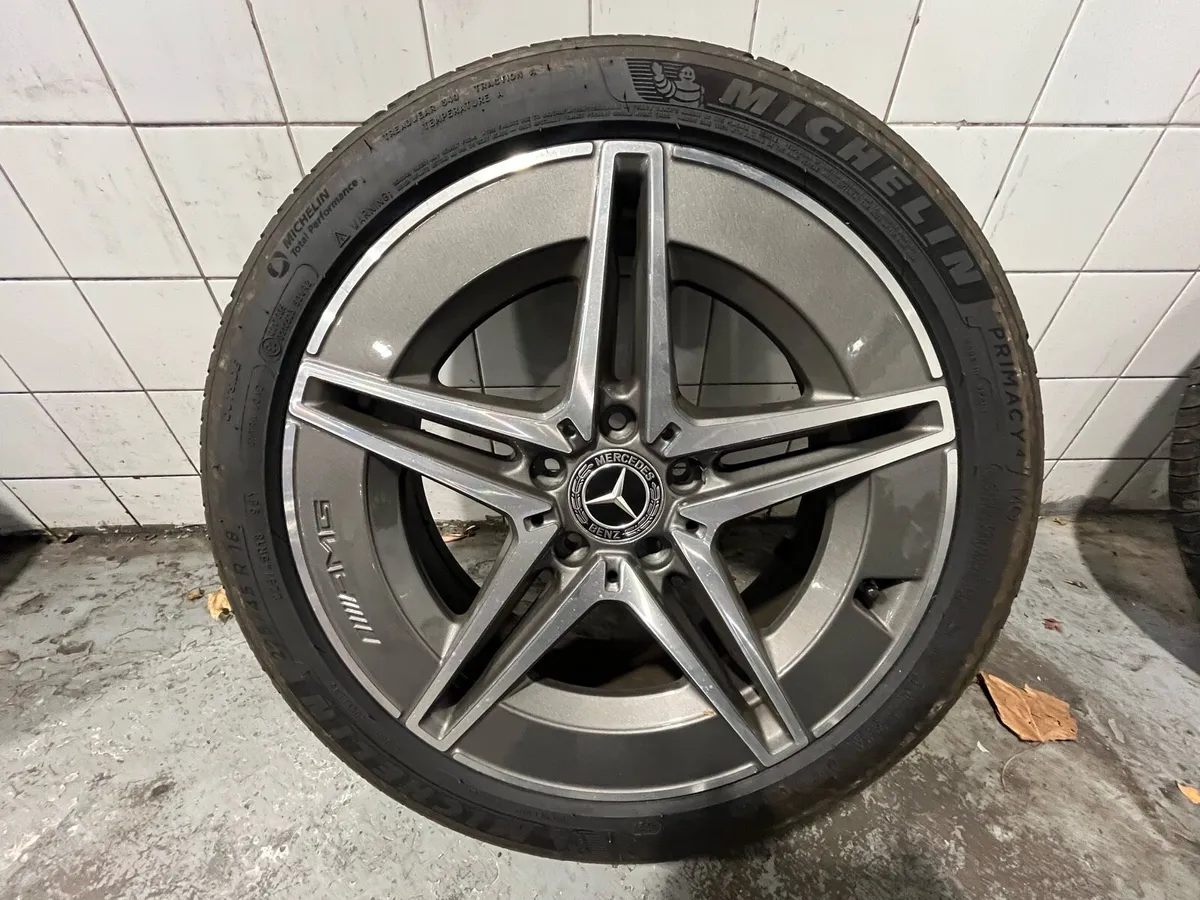 Genuine Mercedes AMG 18” Alloy Wheels with Tyres - Image 3
