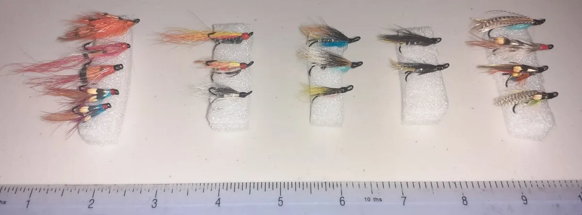 Salmon flies various