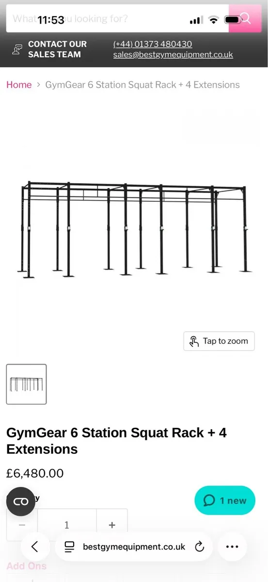 Gym Rack 6 Station - Image 1