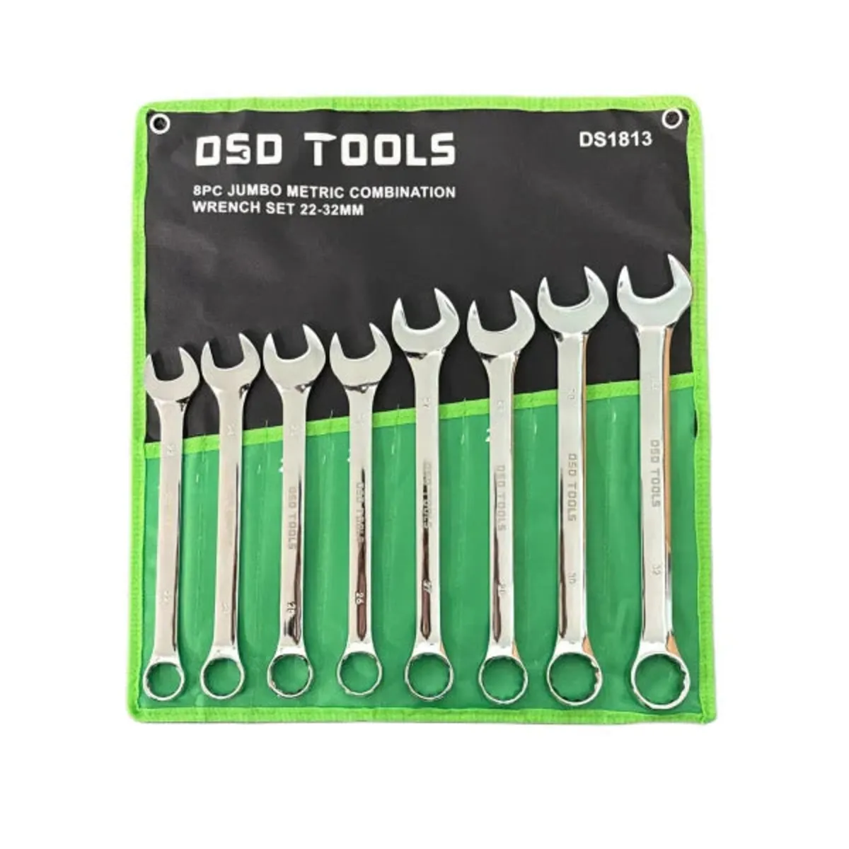 8-Piece Jumbo Metric Combination Spanners