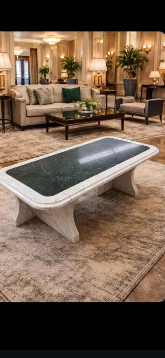 Marble coffee table