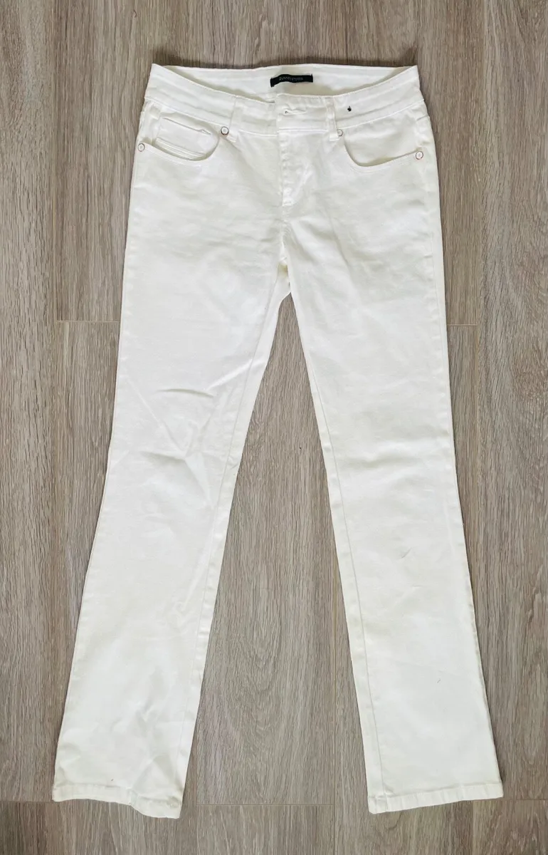 White Jeans: Size 10 - Image 2