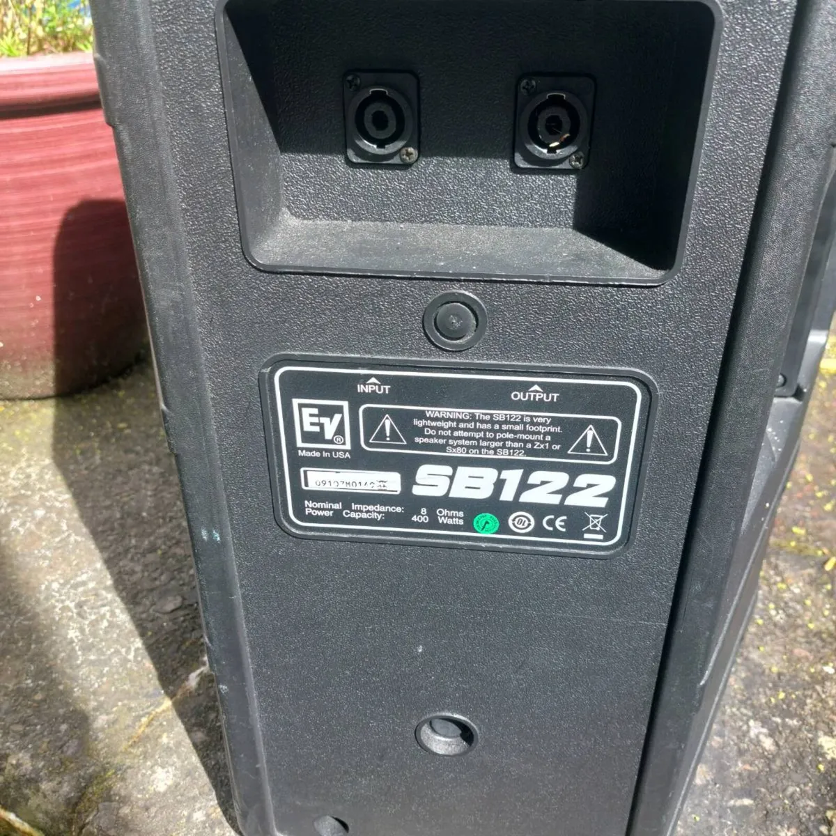 Ev SB 122 bass bins speakers - Image 3