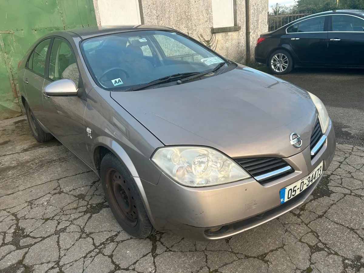 2005 Nissan premera 1.6 petrol nct July 26 - Image 1