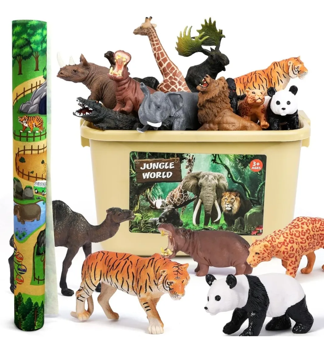Animals set and mat toy for kids - Image 2